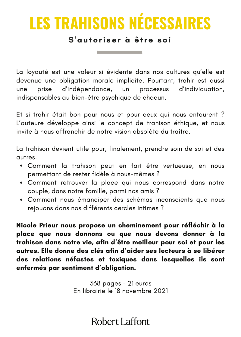 Présentation les trahisnons nécéssaires détail